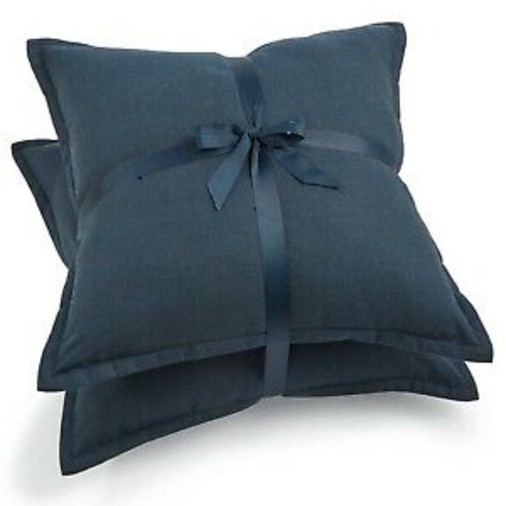 Lacourte Ardan 21" x 21" Decorative Pillow PAIR - Navy